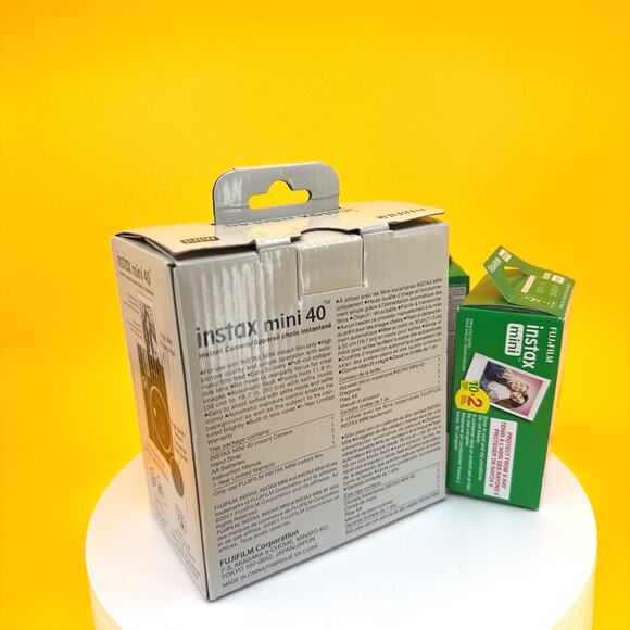 Fujifilm Instax Mini 40 Instant Camera with Two Film Refills - Picture 14 of 17